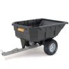 AllFitHD AF-1000PS 15 cu. ft. 1000 lb. Capacity Poly Swivel Dump Cart