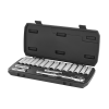 HART 18-Piece 3/8-inch Drive Deep Socket Set with Ratchet, Chrome