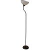 Mainstays 71'' Jelly Gooseneck Floor Lamp, Black