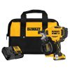 DEWALT DCN45RND1 20V MAX Lithium-Ion 15-Degree Cordless Roofing Nailer Kit with 2.0Ah Battery Charger and Bag