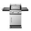 Dyna-Glo DGP321SNP-D Premier 2-Burner Propane Gas Grill in Stainless Steel with Built-In Thermometer