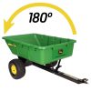 John Deere PCT-10PXJD 650 lbs. 10 cu. ft. Poly Cart with 180° Full Dump