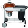 Weber 15502001 22 in. Performer Deluxe Charcoal Grill in Copper with Built-In Thermometer and Digital Timer