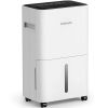 Fehom HDCX-PD11A-1 50-Pint Multifunctional Home Dehumidifier With Water Tank For 4500 sq. ft. Indoor, White