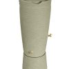 Good Ideas Impressions Stone 50 Gallon Rain Saver with Stand - Sandstone