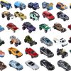 Matchbox Set of 50 Die-Cast Toy Cars or Trucks in 1:64 Scale (Styles May Vary)