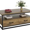 Homfa Coffee Table with Storage for Living Room, 43