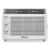 DELLA 5000 BTU 115V/60Hz Energy Saving Window Air Conditioner, Whisper Quiet AC Unit with Easy to Use Mechanical Control and Reusable Filter, Cools Up to 150 Square Feet