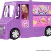 Barbie Fresh 'n Fun Food Truck Playset with Blonde Doll & 30+ Accessories. Lift Side for Kitchen