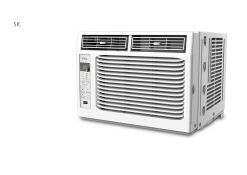 TCL 5,000 BTU Window Air Conditioner with Remote; White
