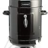 Cuisinart COS-116 Vertical Charcoal Smoker, Black