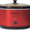 Elite Gourmet MST-900RXT Electric Ceramic XL Jumbo Slow Cooker, Adjustable Temp