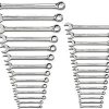 GEARWRENCH 28 Pc. 6 Pt. Combination Wrench Set, SAE/Metric - 81923, Chrome