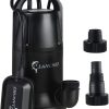 Lanchez 1 HP Submersible Sump Pump 4462GPH Clean & Dirty Water Transfer Pump with Float Switch for Pool Garden Cellar Pond