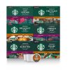 Starbucks K-Cup Coffee Pods, Medium & Dark Roast Variety Pack for Keurig Brewers, 100% Arabica, 6 boxes (60 pods total)