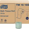 Tork Septic Safe Toilet Paper White, 100% Recycled, 2-ply, 500 Sheets per Roll, 96 Rolls