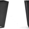 Veradek V-Resin Taper Tall Planter - Black - 30 in. 2 Pack