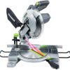 Genesis GMS1015LC 15-Amp 10-Inch Compound Miter Saw with Laser Guide and 9 Positive Miter Stops