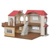 Calico Critters Red Roof Country Home, Dollhouse Playset