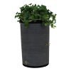 Good Ideas Impressions Downton 50 Gallon Rain Saver - Darkened Ribs - Dark Granite