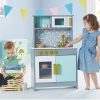 Spark Create Imagine 1 Piece Wood Play Kitchen, Gray