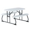 Lifetime Childrens Picnic Table, White Granite/Gray