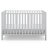 Delta Children Heartland 4-in-1 Convertible Baby Crib, Bianca White