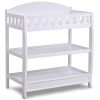 Delta Children Wilmington Changing Table with Pad, White