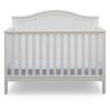 Delta Children Madrid 5-in-1 Convertible Baby Crib, Bianca White