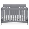 Delta Children Richmond 6-in-1 Convertible Baby Crib, Grey