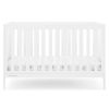 Delta Children Hayes 4-in-1 Convertible Baby Crib - Greenguard Gold Certified, Bianca White