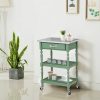 Boraam Carolina Kitchen Cart, Equestrian Green