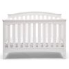 Delta Children Waverly 6-in-1 Convertible Baby Crib, Bianca White