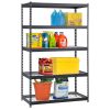 Muscle Rack Steel Storage Rack, Black, MROP4824W5B