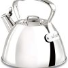 All-Clad Specialty Stainless Steel Tea Kettle 2 Quart Induction Pots and Pans, Cookware