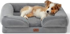Bedsure Orthopedic Dog Bed for Medium Dogs - Waterproof Dog Bed Medium