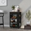 Boahaus Pessac​ Kitchen Cabinet (Black)