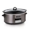 Crockpot™ 8-Quart Slow Cooker, Programmable, Black Stainless Collection