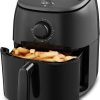 DASH Tasti-Crisp™ Electric Air Fryer Oven Cooker with Temperature Control, 1000-Watt, 2.6Qt, Black