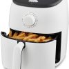 DASH Tasti-Crisp™ Electric Air Fryer Oven Cooker with Temperature Control, 1000-Watt, 2.6Qt, White