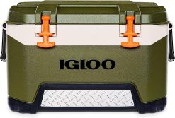 Igloo BMX 52 Quart Cooler with Cool Riser Technology, Green Orange