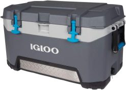 Igloo BMX 72 Quart Cooler with Cool Riser Technology, Fish Ruler, and Tie-Down Points
