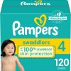 Pampers Swaddlers Active Baby Diaper Size 4 120 Count