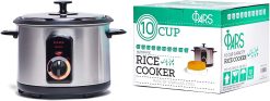 Pars Automatic Persian Rice Cooker - Tahdig Rice Maker Perfect Rice Crust, 10 Cup