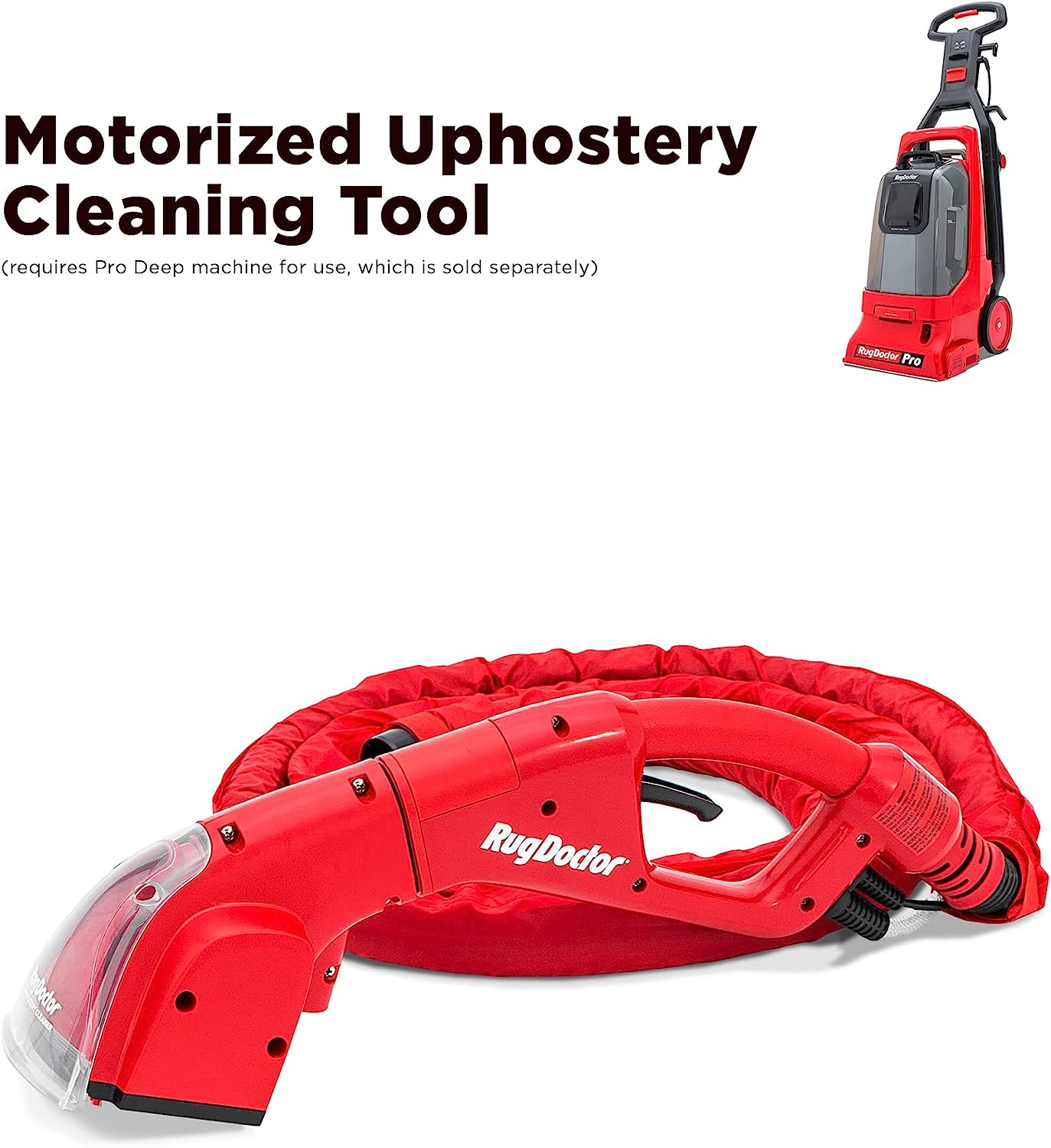 Rug Doctor Pro Motorized Upholstery Tool Attachment For Pro Deep Commercial Carpet Cleaning Machine 1