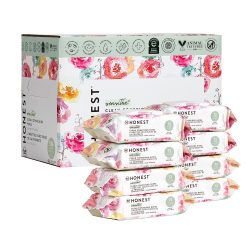 The Honest Company Clean Conscious Wipes, 99% Water, Compostable, Plant-Based, Baby Wipes, 576 Count