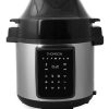 Thomson TFPC607 6L 2-in-1 Air Fryer Pressure Cooker Button Control, Led Display, Stainless