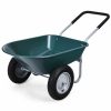 ANGELES HOME M35-8TL154GN 5 cu. ft. Plastic Garden Cart Wheelbarrow