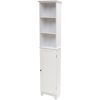 Redmon Shaker Style Tall Floor Shelf with Lower Cabinet