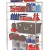 Hyper Tough 6 Tier Steel Wire Shelf Unit with Liners, Chrome, Capacity 3600 lbs